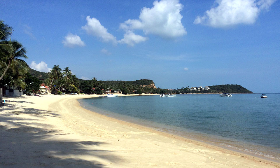 Bangrak Beach in the day time Koh Samui Thailand