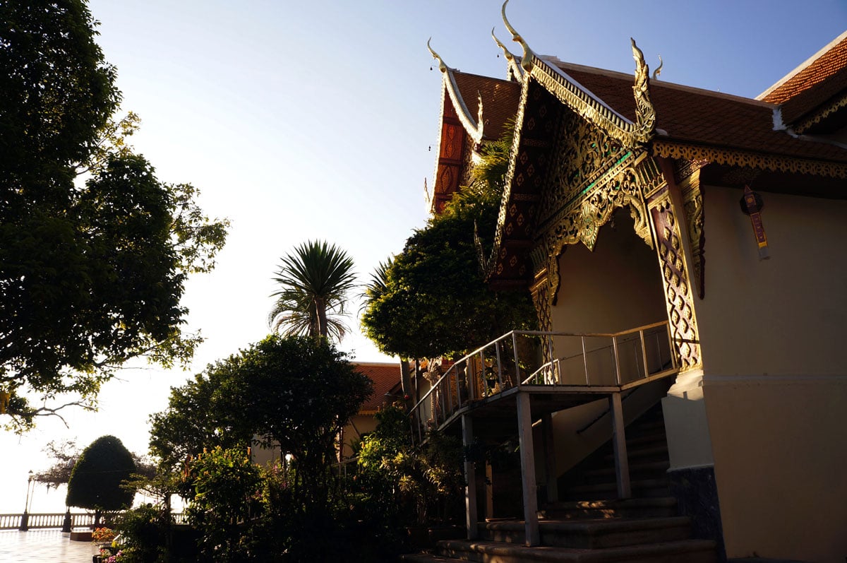 Doi Suthep temple on the hill in Chiang Mai