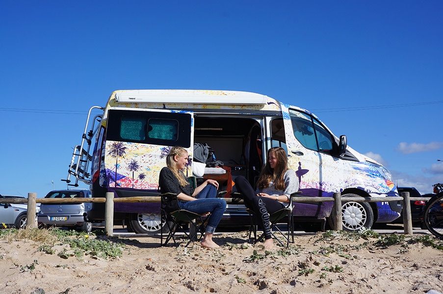 Peniche beach camping