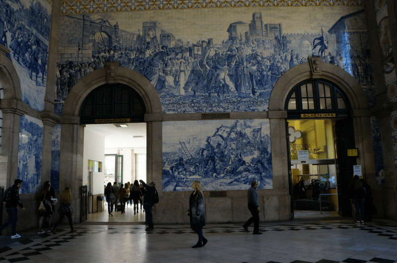 Sao Bento train station Portugal Porto