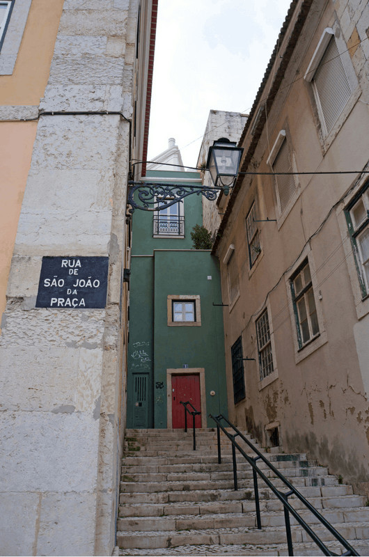 Lisbon streets in Portugal