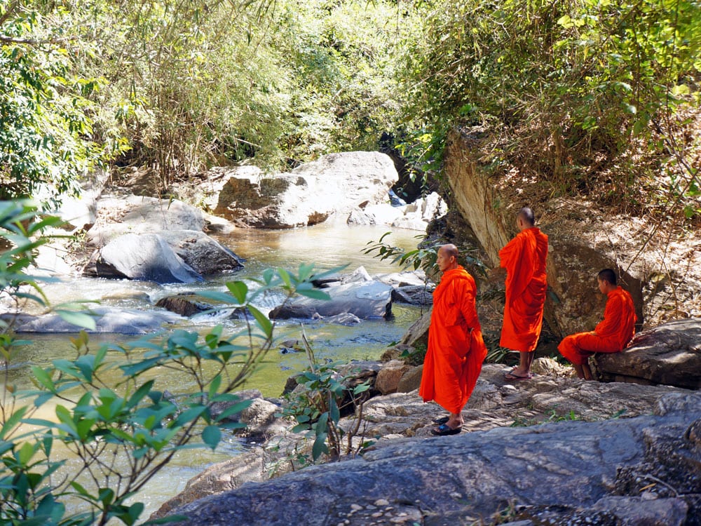 Travelling to Northern Thailand to see monks