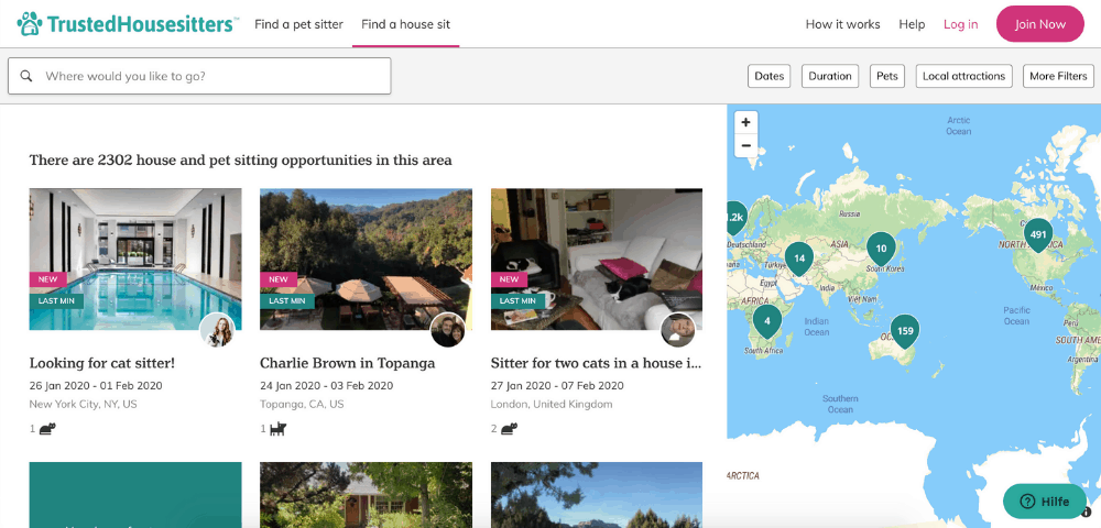 House sitting websites