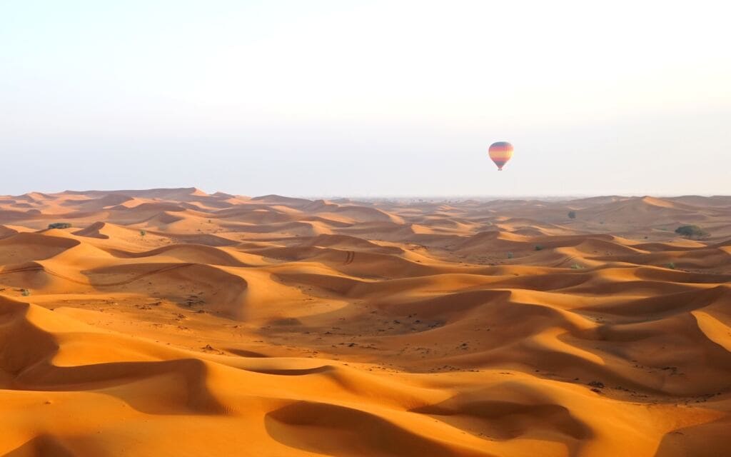 Hot Air Ballooning Over Dubai