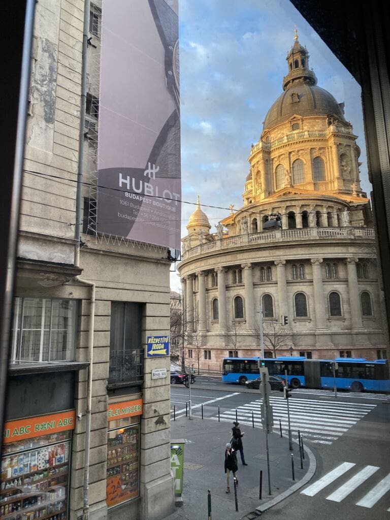 Staying across St. Stephen's Basilica