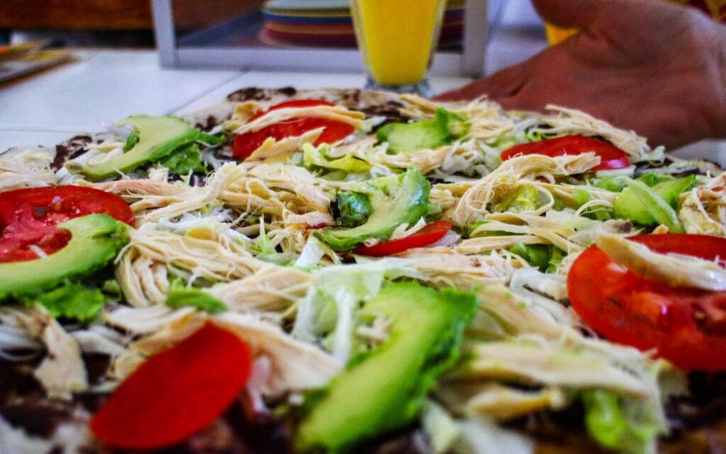 Tlayuda in Oaxaca