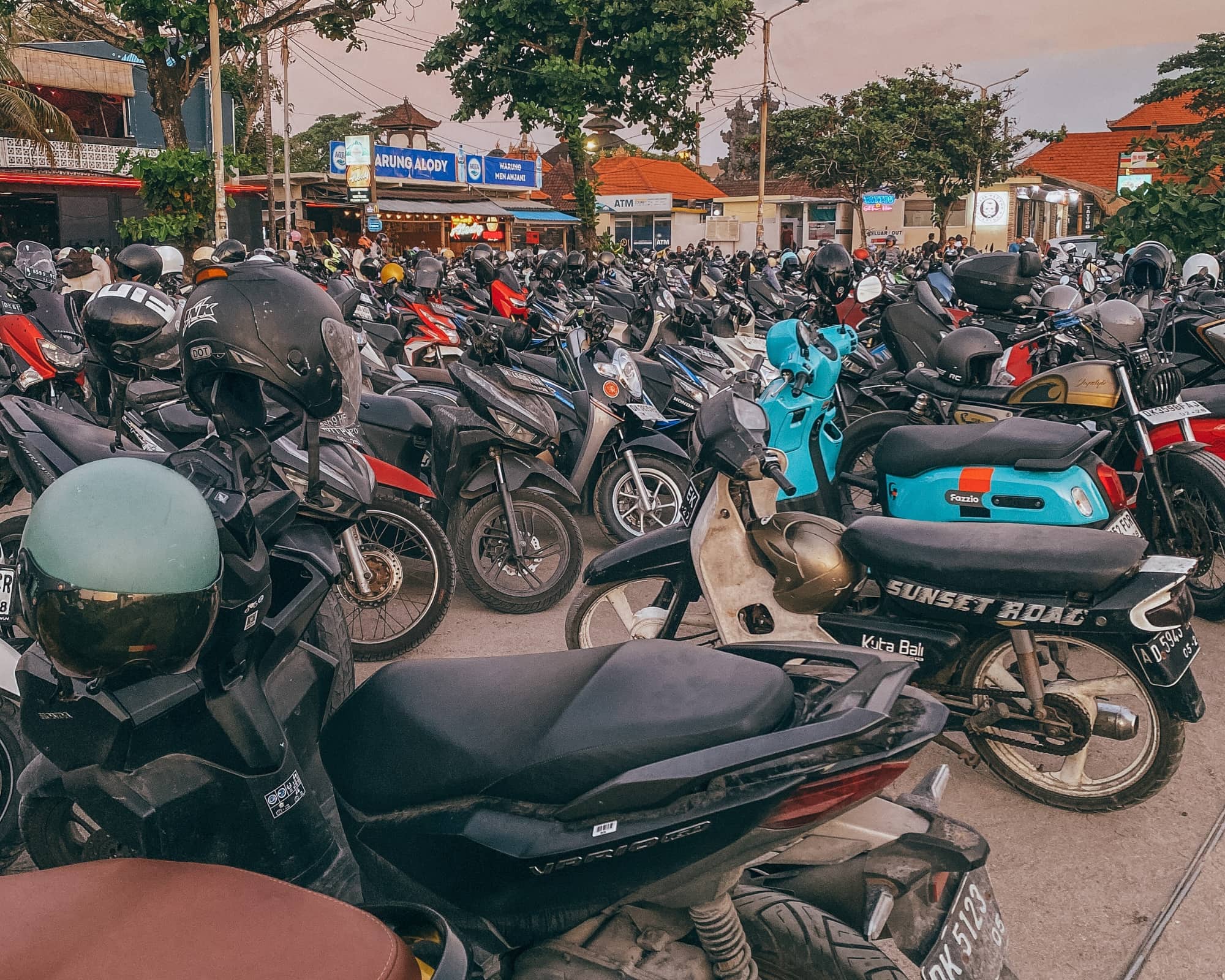 renting a scooter in bali