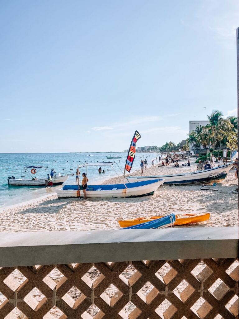 Beach in Playa del Carmen