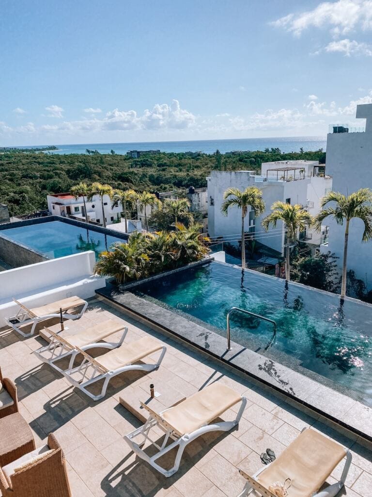 Playa del Carmen hotel rooftop