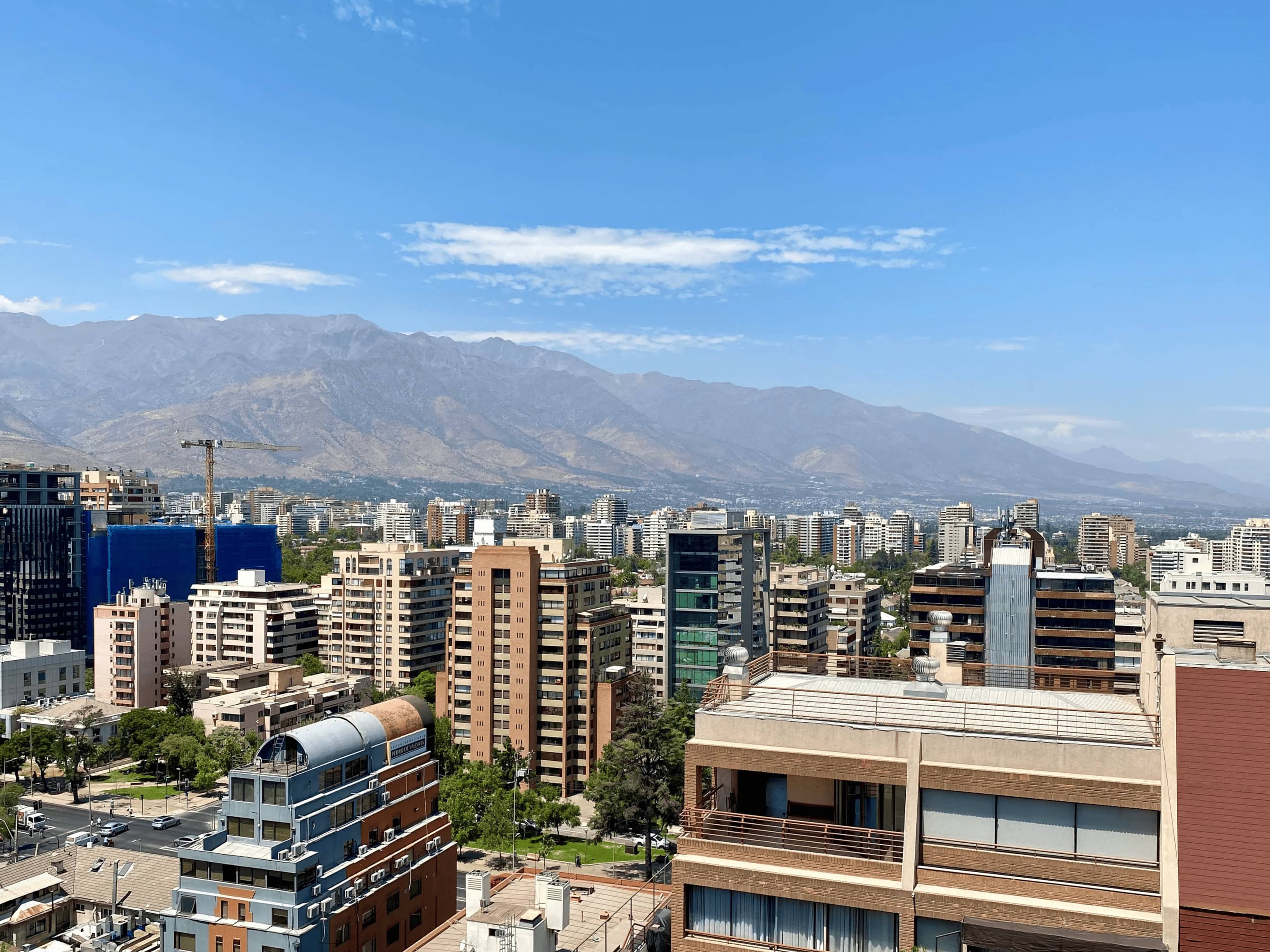 Views over Santiago