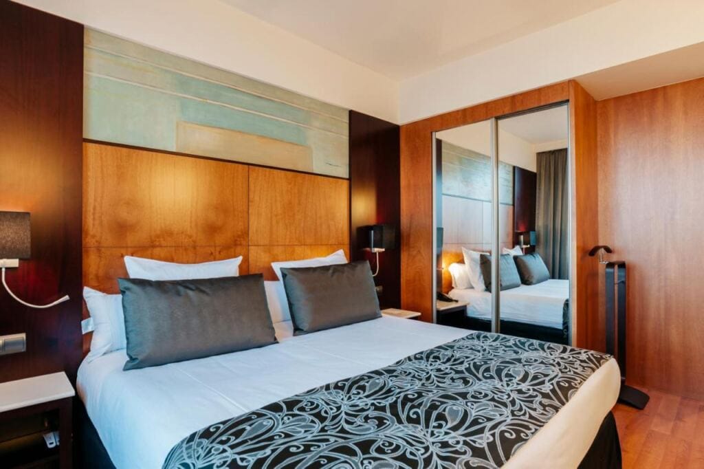 Bedroom of Catalonia Brussels.