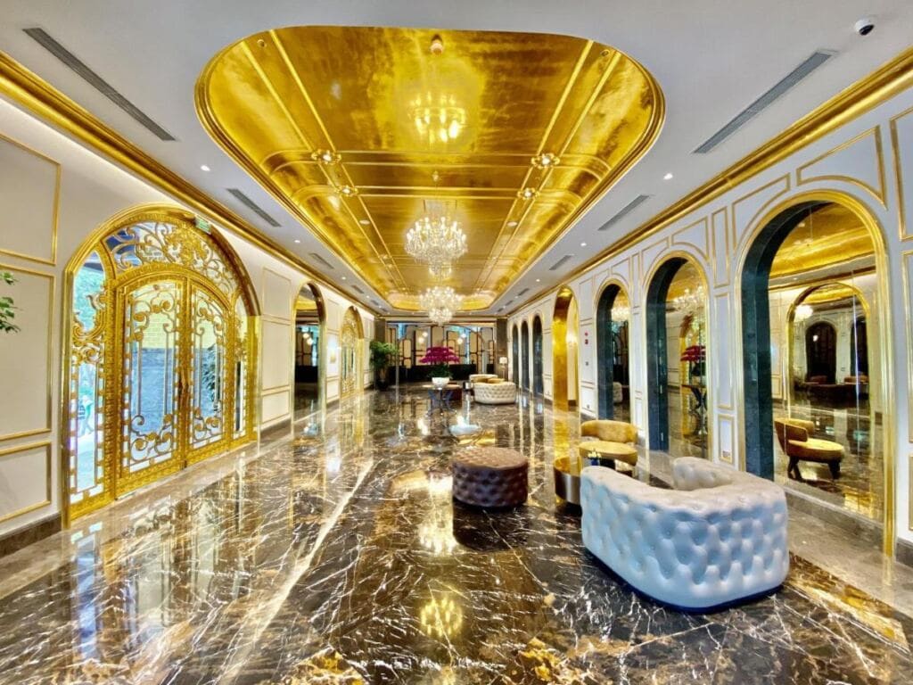 Lobby of Dolce by Wyndham Hanoi Golden Lake.