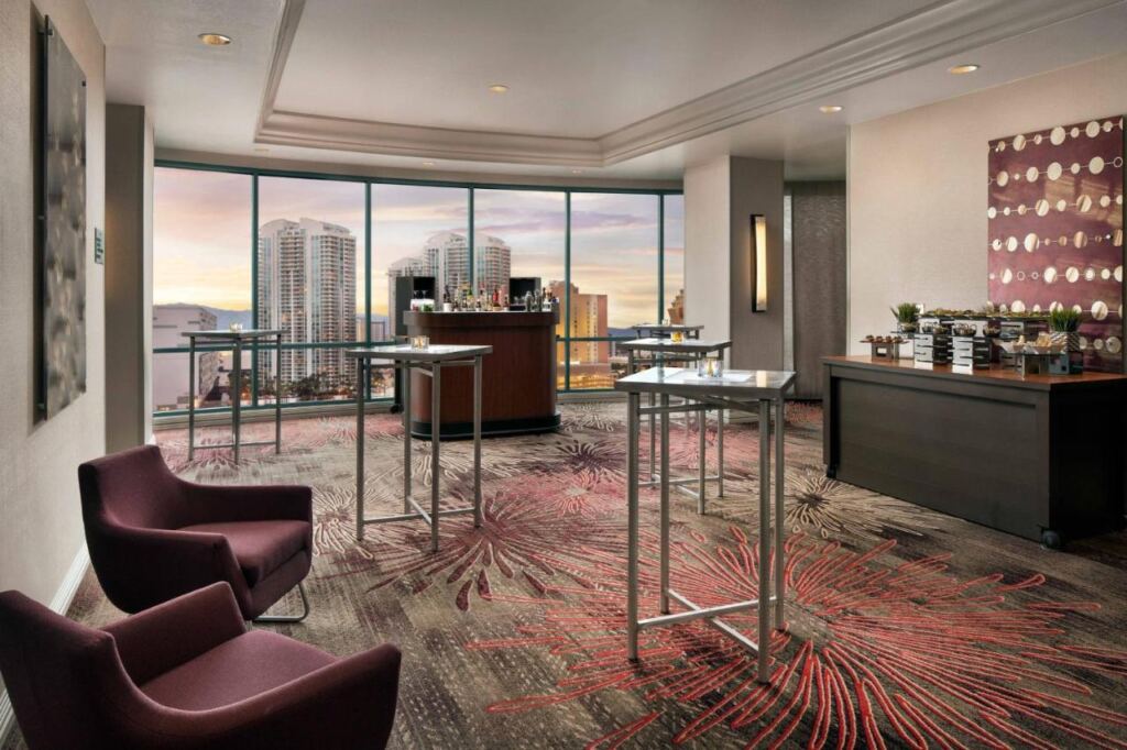 One of the rooms in Las Vegas Marriott.