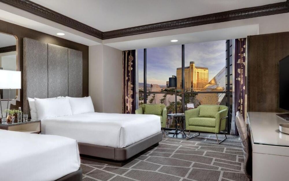 One of the rooms in Luxor with city view.