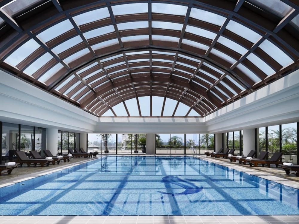 Swimming pool at Pan Pacific Hanoi.