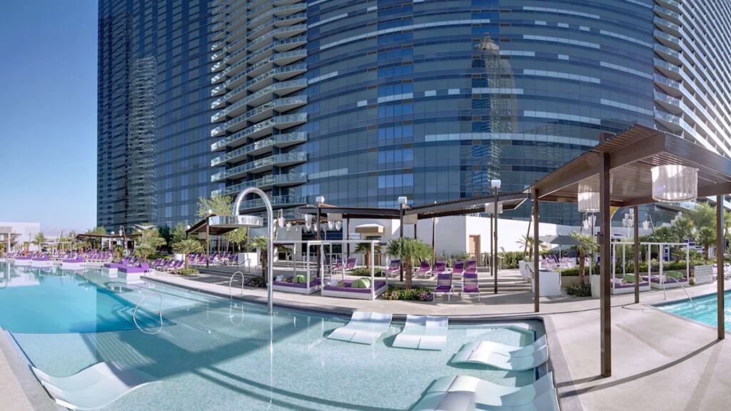 Swimming pool in The Cosmopolitan.