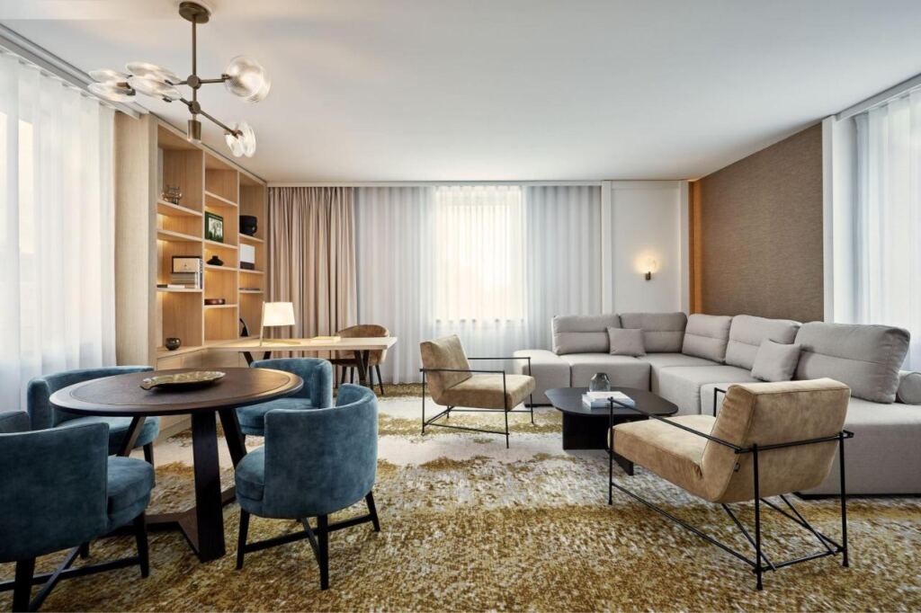 One of the rooms in The Westin Grand Frankfurt.