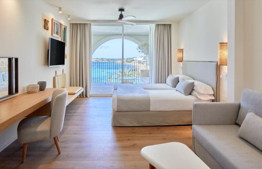 One of the rooms in Hotel Blau Parc.