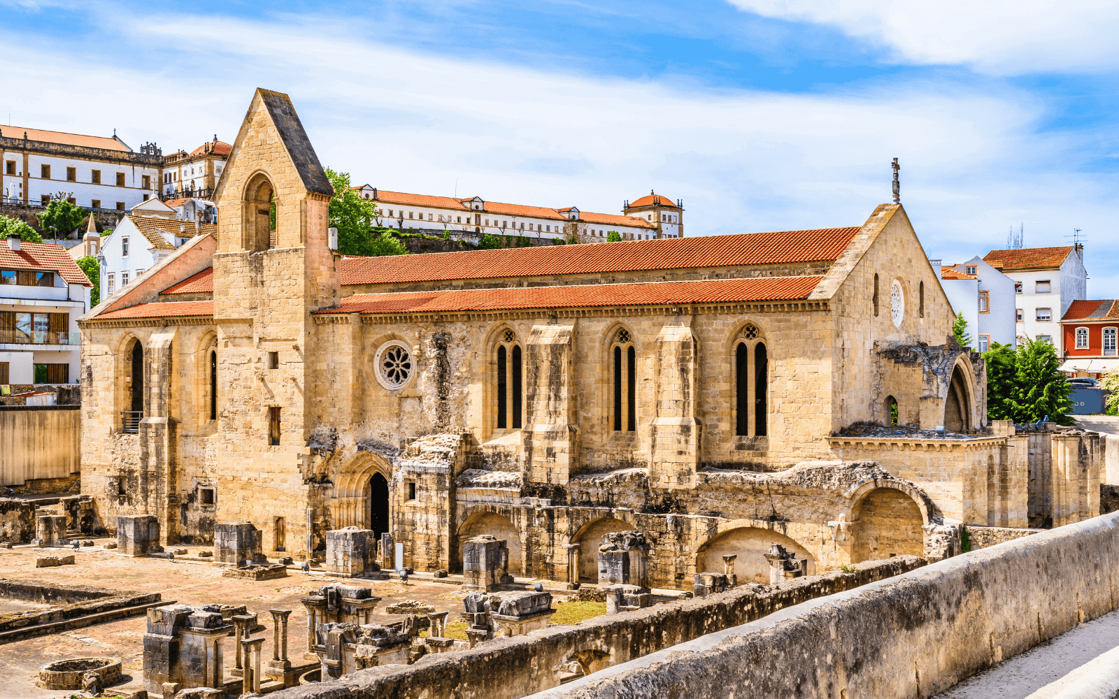 One of the two cathedrals - Santa Clara-a-Velha Monastery