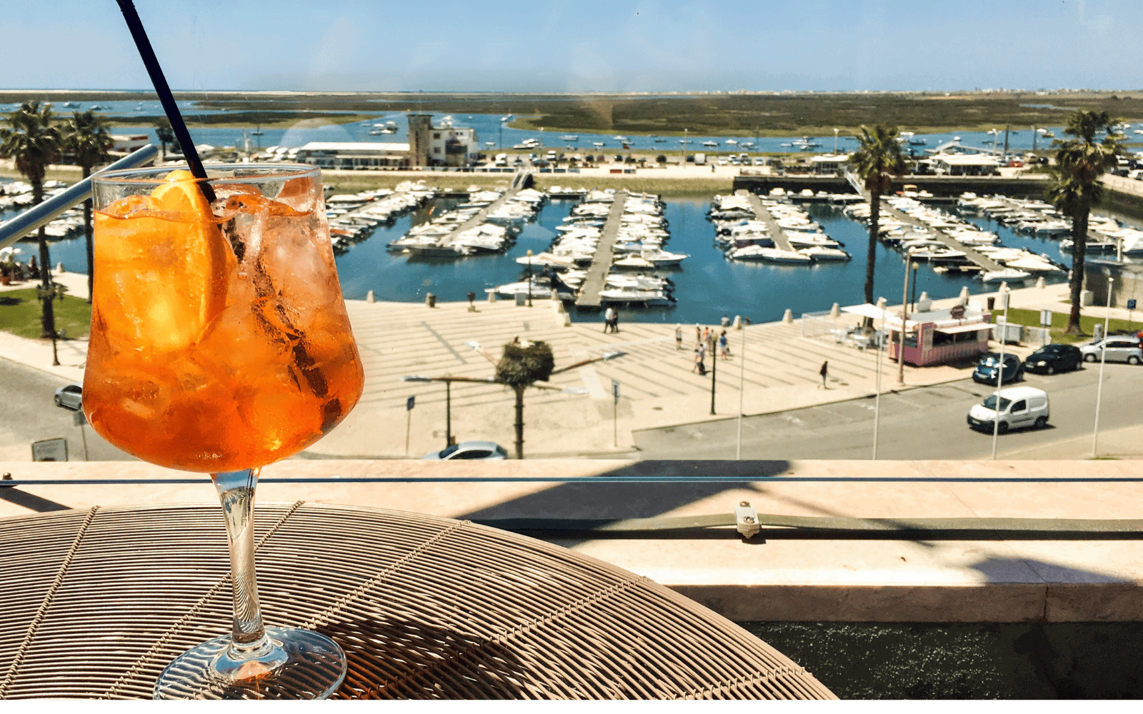 Cocktail in the Marina de Faro