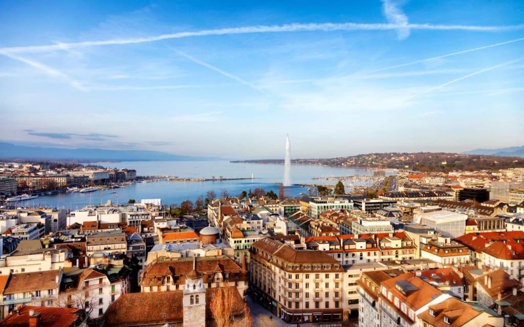 Geneva aerial views