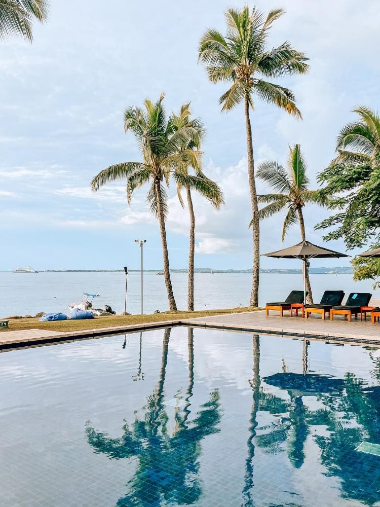 Hilton Fiji Denarau Island pool area