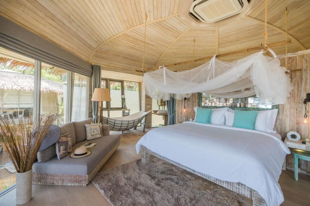 One of the rooms in TreeHouse Villas.