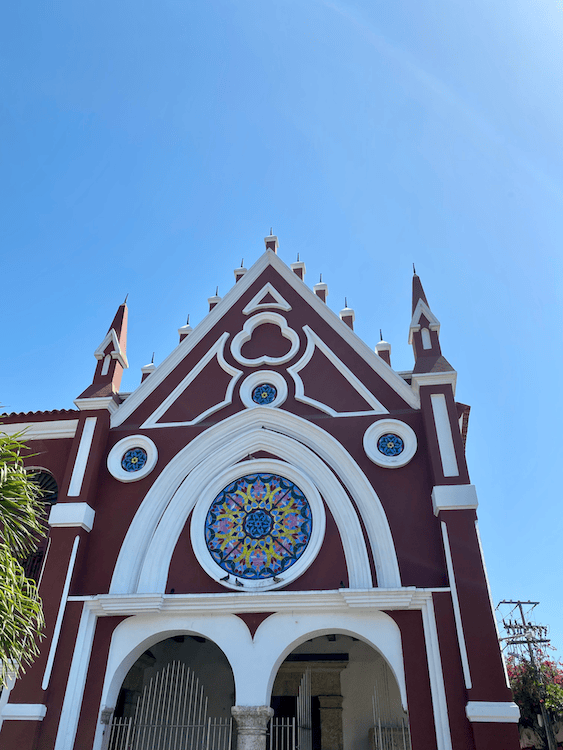 A church in Cartagena's Old Town