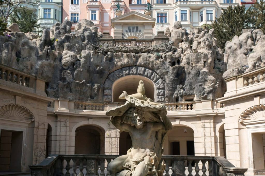 Fountain at the Havlíčkovy Sady.