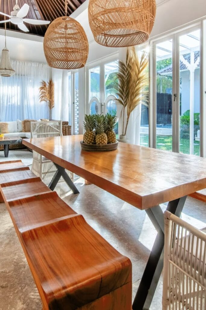 Villa Moana in Canggu living room