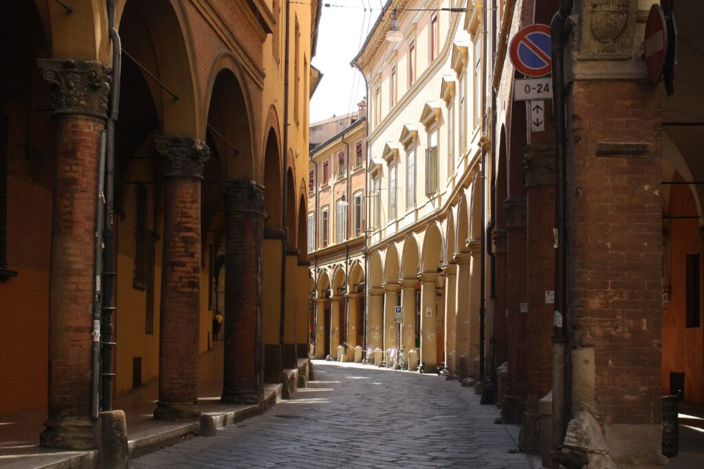 Famous porticos of Bologna