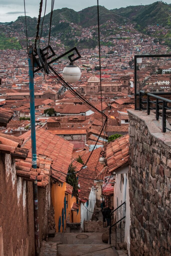 Views over the city from San Blas
