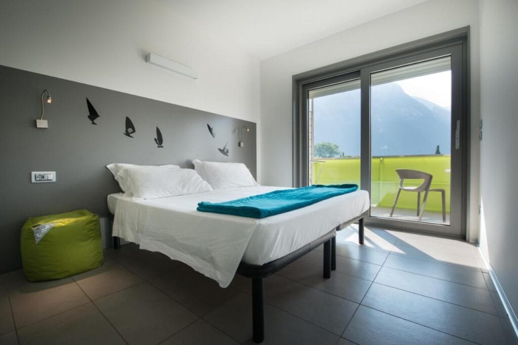 stylish bedroom at Residence Centro Vela