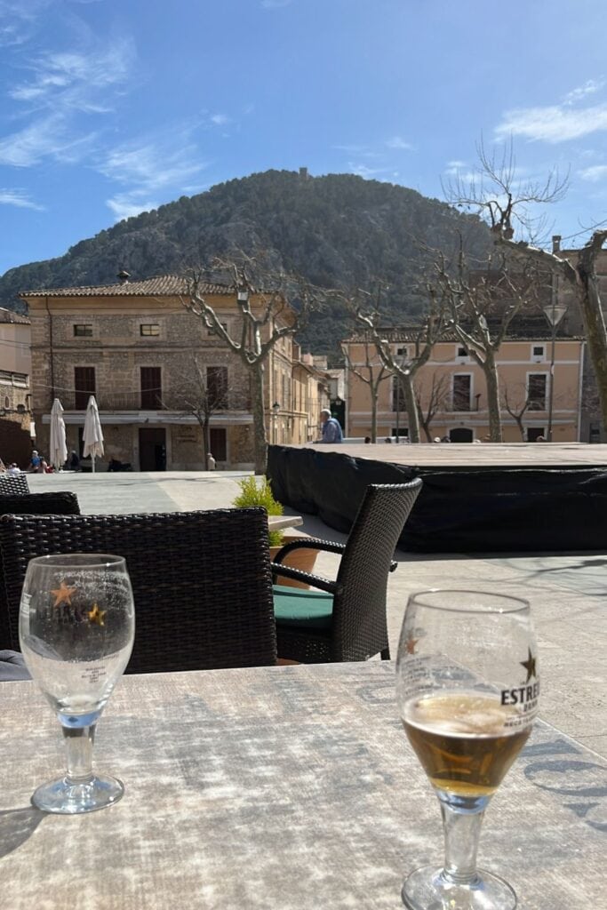 View from Club Pollenca at lunch