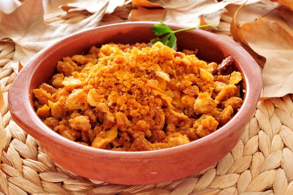 Migas, a traditional tapa from Granada