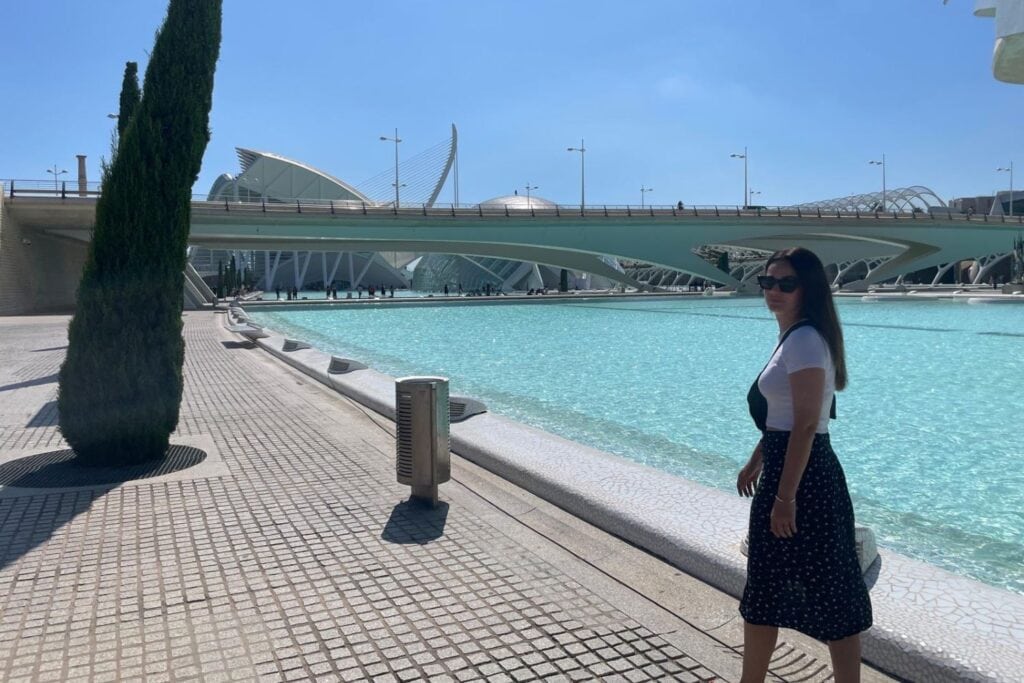 The views of the Ciudad de las Artes y las Ciencias
