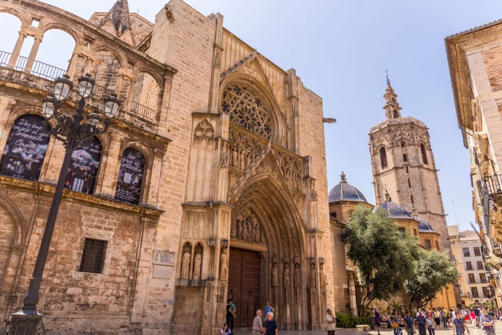 beautiful architecture at old town Valencia