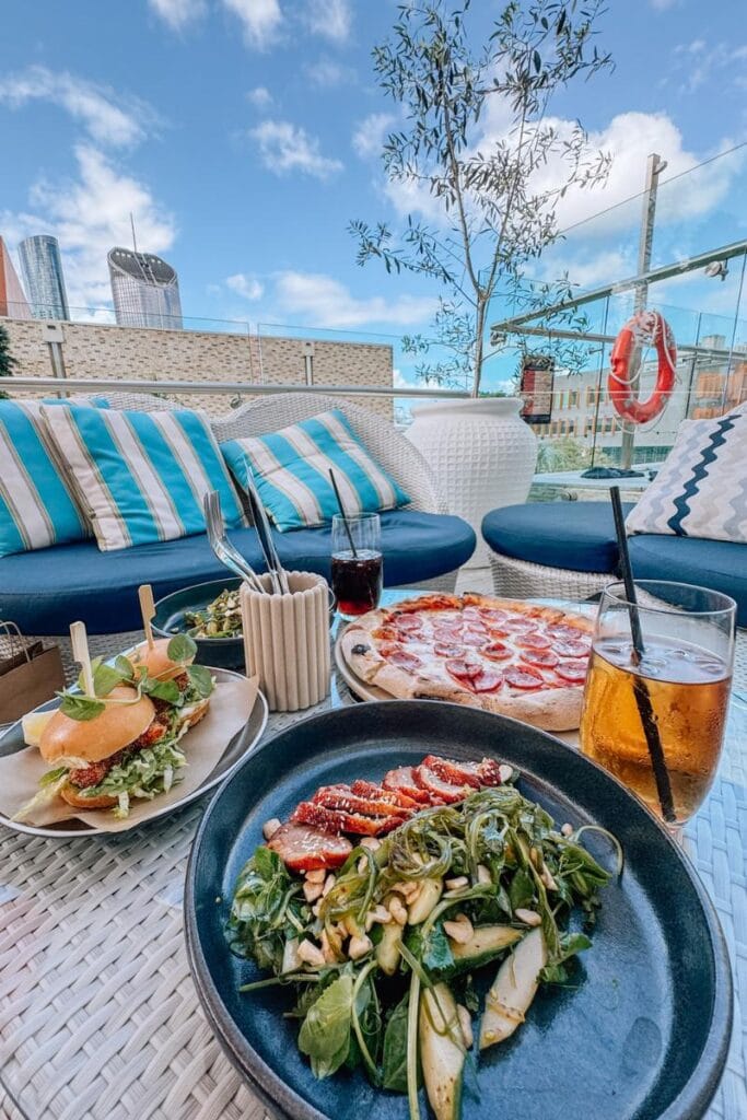 Soleil Pool Bar South Brisbane lunch
