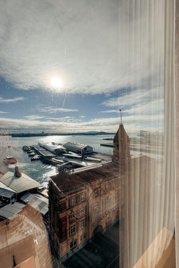 views over Viaduct Harbour