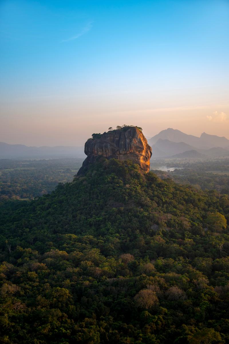 Lion's Rock at sunset