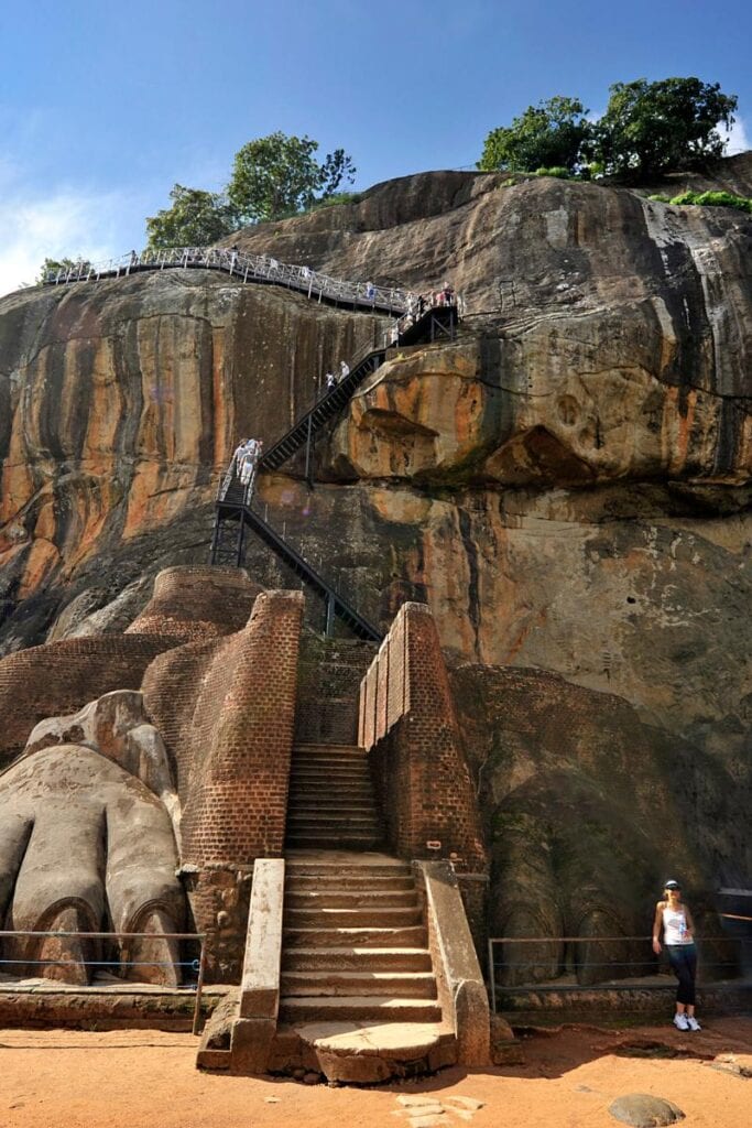 Sigiriya Lion's Rock climb
