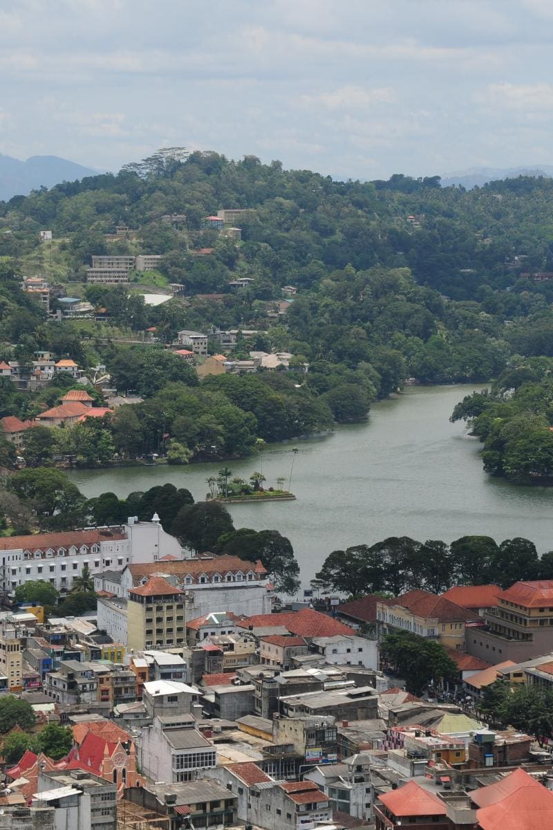 mountain city of Kandy Sri Lanka