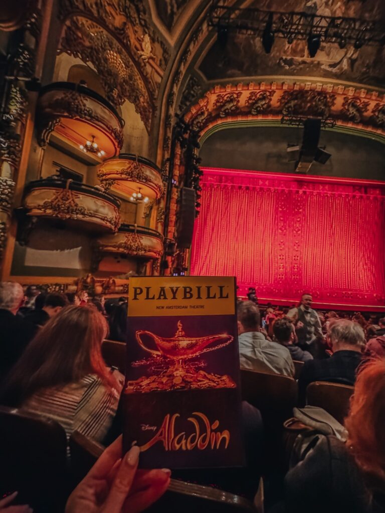 Amsterdam Theatre Aladdin Musical Broadway