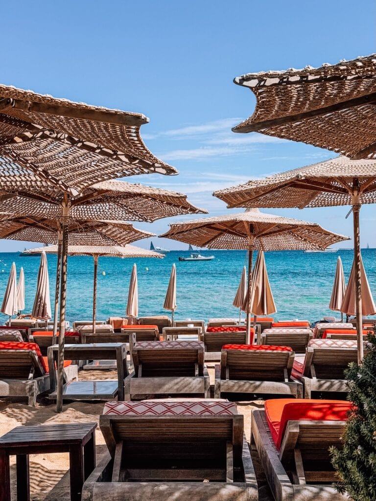 Byblos beach club in Saint-Tropez