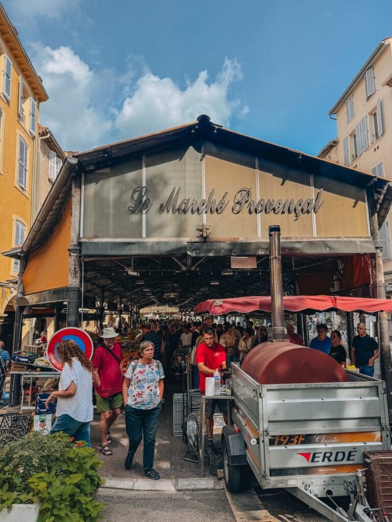 Marché Provençal in Antibes daily market
