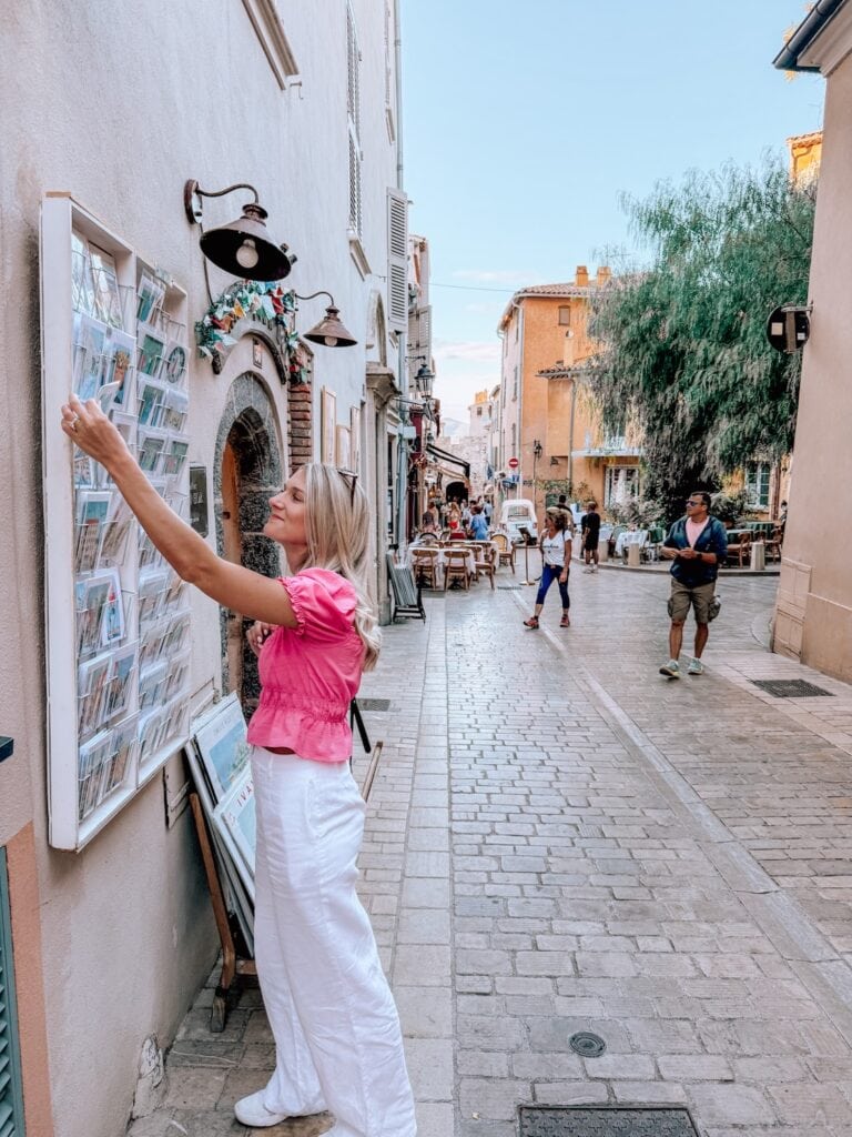 Saint tropez shopping streets